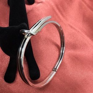 Sterling Silver Buckle Bracelet